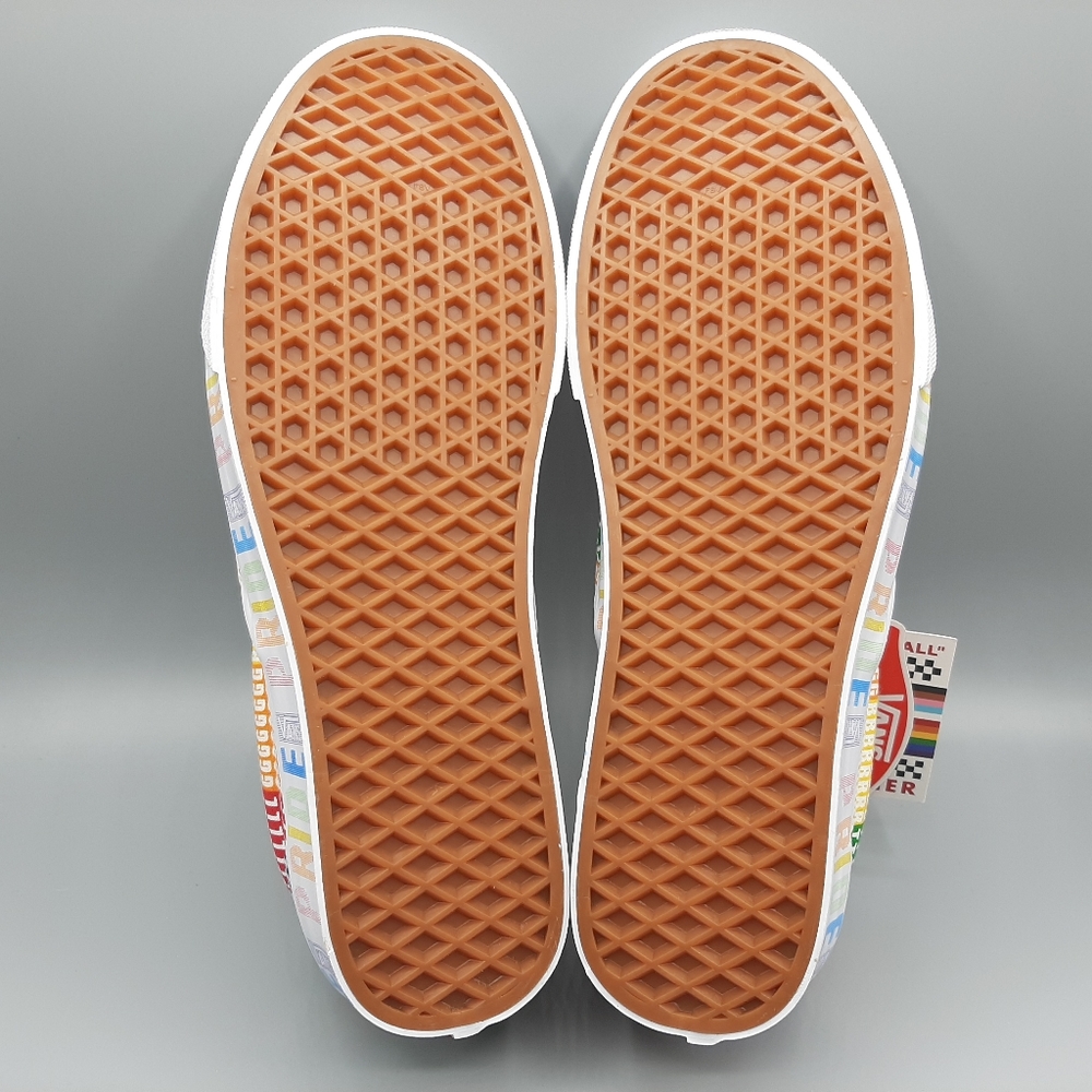 New Vans Classic Slip-On Gay Pride LGBTQ LGBT Rainbow Color Men's Shoes Slip Ons - Picture 10 of 13